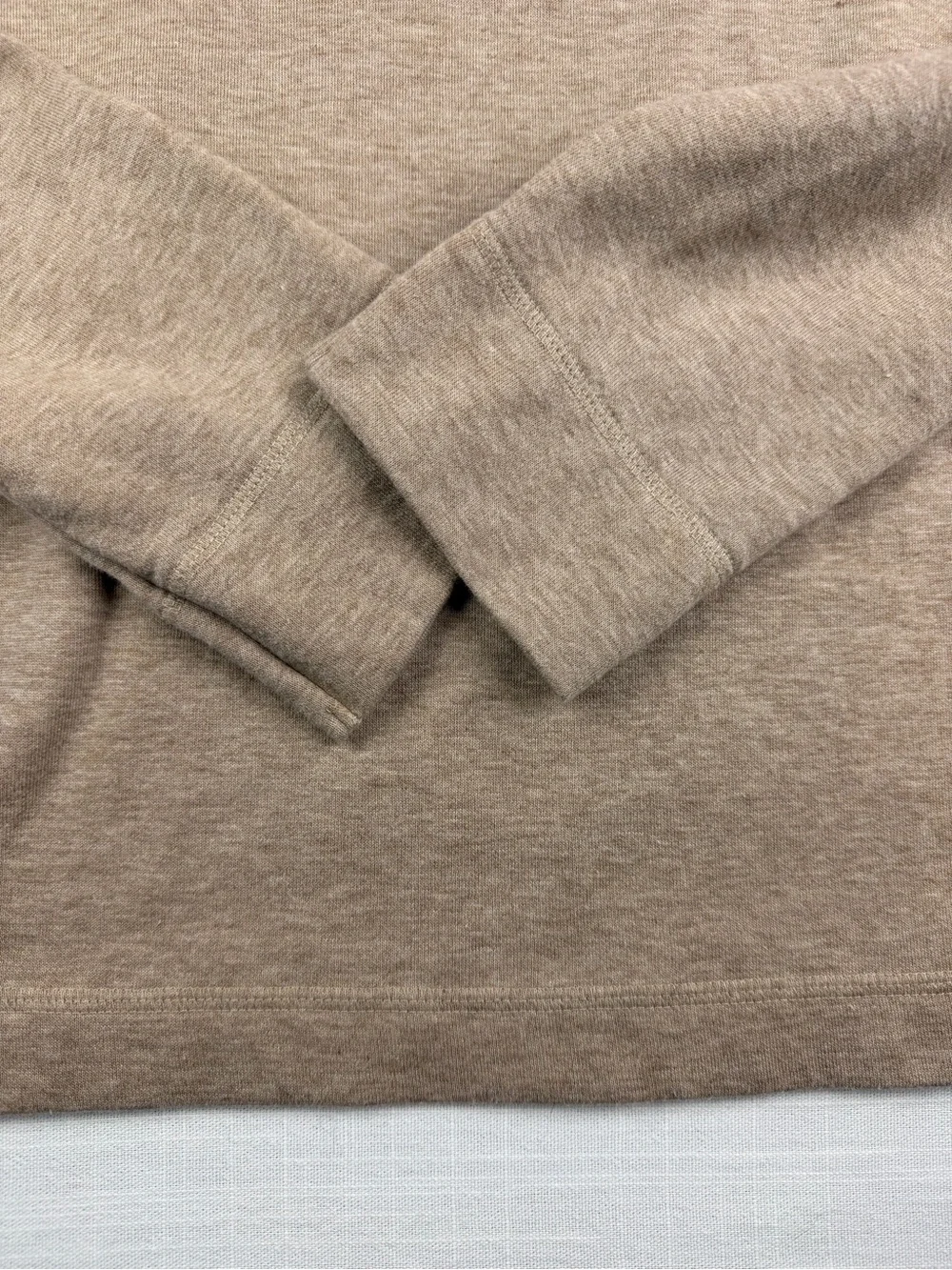 Banana Republic Men’s Quarter Zip Pullover Sweater XL Beige Casual